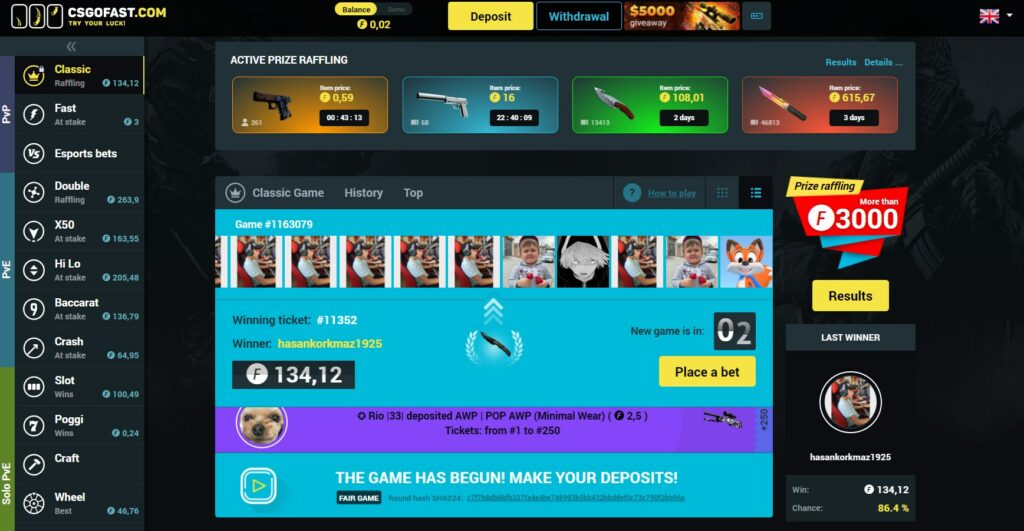 csgofast classic game