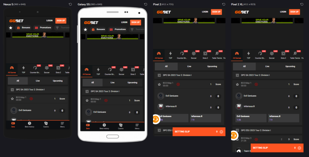 gg.bet is mobile friendly