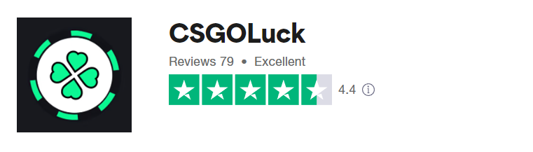 CSGOLuck TrustPilot score