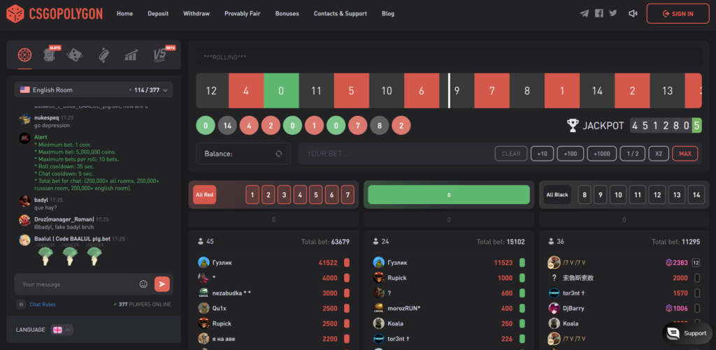 csgopolygon games and features