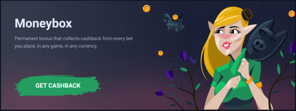 TowerBet's Permanent Cashback Moneybox