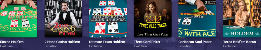 roobet live poker games